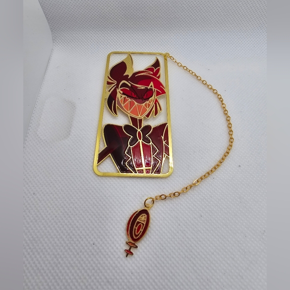 Alastor Bookmark - Hazbin Hotel Alastor Radio Demon - Picture 3 of 6